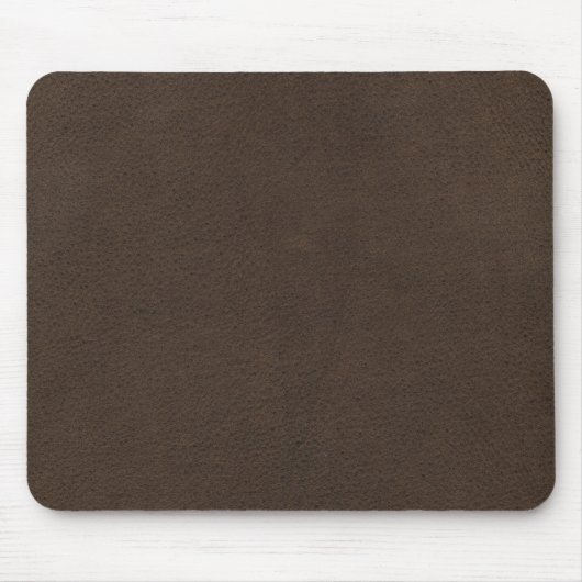 Retro kundenspezifisches Veloursleder Browns Mousepad (Vorne)