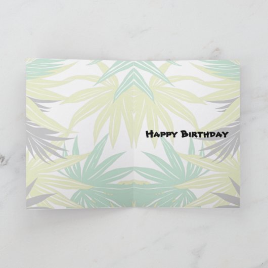 Retro Kunst-80er Button-oben Karte (Innenseite)