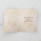 Retro/Kunst-Deko-glückliche Mutter-Tageskarte Karte (Innenseite)