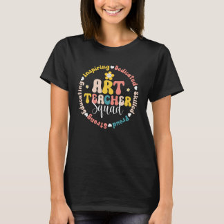 Retro-Kunstlehrer-Team T-Shirt