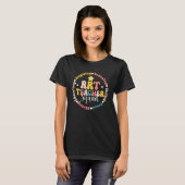 Retro-Kunstlehrer-Team T-Shirt (Vorne ganz)