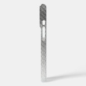 Retro Künstlerisch Black and White Moiré 3D Movie Case-Mate iPhone Hülle (Rückseite / Links)