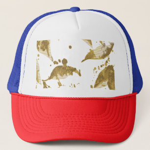 Retro-künstlerische Trucker-Mütze im Streetwear-St Truckerkappe