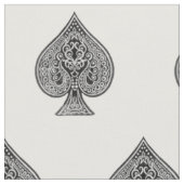 Retro künstlerisches PokerKaroass Stoff (Nahaufnahme)