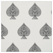 Retro künstlerisches PokerKaroass Stoff (Muster)