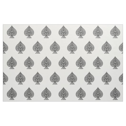 Retro künstlerisches PokerKaroass Stoff (Fat Quarter (45,7 x 55,9 cm))