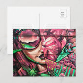 retro Kunstpostkarten mit individuellem Text Postkarte (Vorne/Hinten)