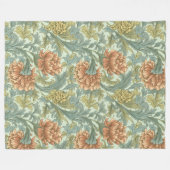 Retro-Kunstwerk floral Trendy Muster für Mama Fleecedecke (Vorderseite (Horizontal))