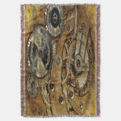 Retro Kupfer Brass Gears Steampunk Antike Decke (Vorderseite Vertikal)