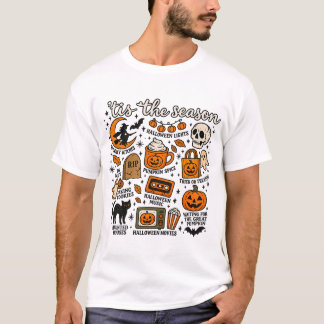 Retro Kürbis-Gewürz Herbst T-Shirt