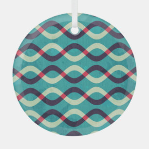 Retro Kurven: Grunge Muster Effekt. Ornament Aus Glas