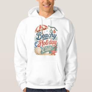 Retro-Küsten-Weihnachtsclub Beachy Holiday Hoodie