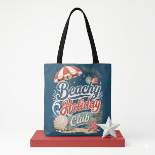 Retro-Küsten-Weihnachtsclub Beachy Holiday Tasche
