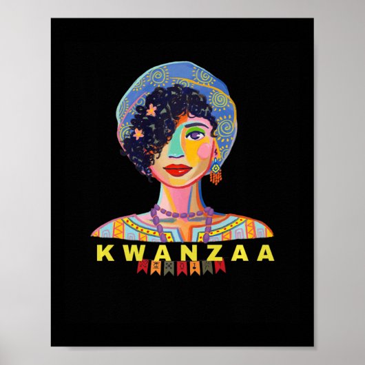 Retro Kwanzaa African Poster (Vorne)
