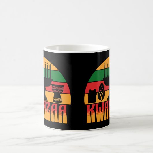 Retro Kwanzaa Kaffeetasse (Mittel)