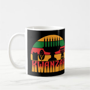 Retro Kwanzaa Kaffeetasse