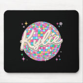Retro Kylie Vorname I Liebe Kylie Personalisiert D Mousepad (Vorne)