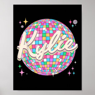 Retro Kylie Vorname I Liebe Kylie Personalisiert D Poster