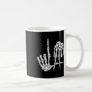 Retro La Hands Skeleton Los Angeles Hand Sign Hall Kaffeetasse