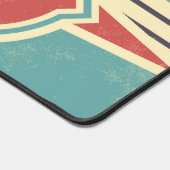 Retro-Label-Designer Schreibtischunterlage (Ecke)