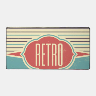 Retro-Label-Designer Schreibtischunterlage
