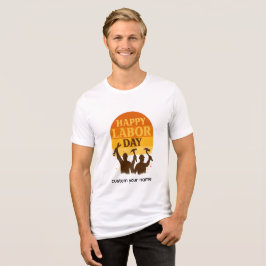 Retro Labor-Day-Stimmung Tri-Blend Shirt