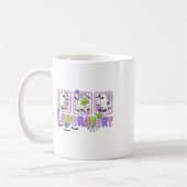 Retro Laboratory Halloween Ghost Labrador Tech Med Kaffeetasse (Links)