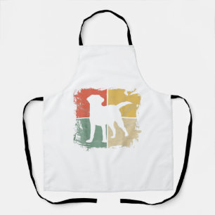 Retro Labrador Owner Gift Golden Schürze
