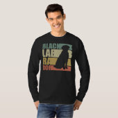 Retro Labrador Retriever Dog T-Shirt (Vorne ganz)