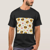 Retro-Lächeln-Symbol T-Shirt (Vorderseite)