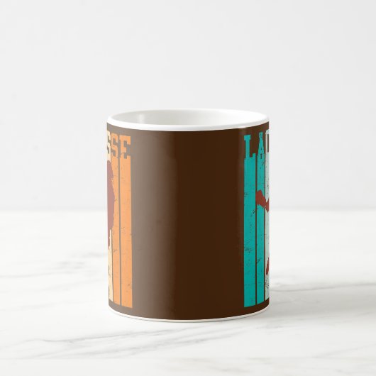 Retro-Lacrosse Kaffeetasse (Mittel)