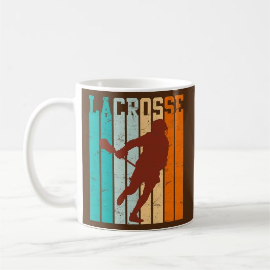 Retro-Lacrosse Kaffeetasse (Links)