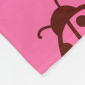 Retro Ladybug Blanket Fleecedecke (Ecke)