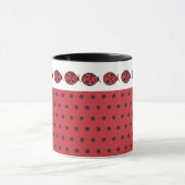 Retro Ladybug-Tasse Tasse (Zentrum)
