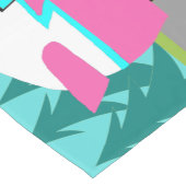 Retro Lagerbewohner/Anhänger und Auto legen Läufer (Ecke)