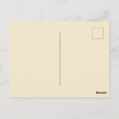 Retro Lake Arrowhead Postkarte (Rückseite)