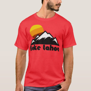 Retro Lake Tahoe Tourist Souvenir Reisedesign T-Shirt