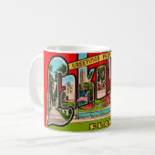 Retro Lakeland Florida Kaffeetasse (Vorderseite Links)