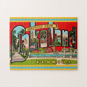 Retro Lakeland Florida Puzzle