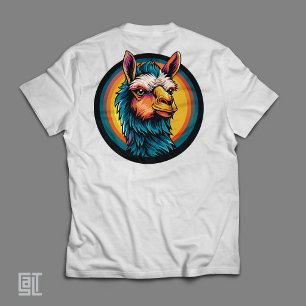 Retro Lama Klassische Chill-Vibes T-Shirt