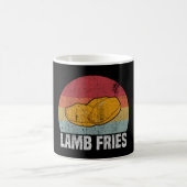 Retro Lamb Fries Geschenk Kaffeetasse (Mittel)