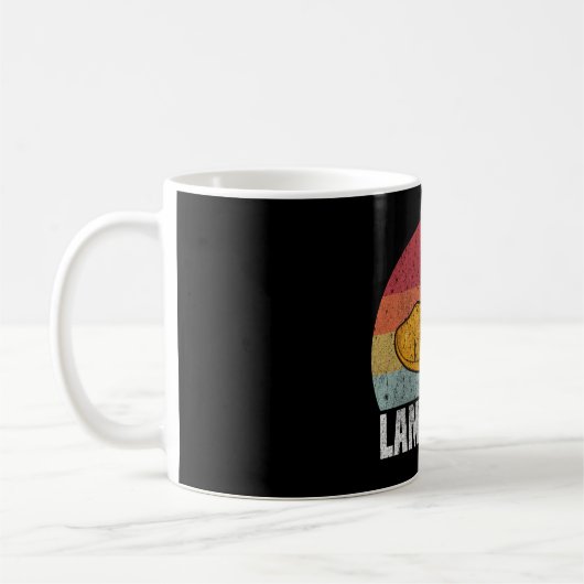 Retro Lamb Fries Geschenk Kaffeetasse (Links)