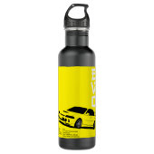 Retro Lancer Evolution IV Edelstahlflasche (Vorderseite)