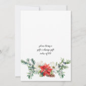 Retro Land Vintag Merry Little Weihnachten Party Einladung (Rückseite)