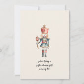 Retro Land Vintag Merry Little Weihnachten Party Einladung (Rückseite)