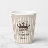 Retro Landkreis Club Holzbau Pappbecher (Vorderseite)