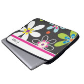 Retro Laptop-Hülsen des Friedens   zeichen-| Laptopschutzhülle (Vorne Knopf)