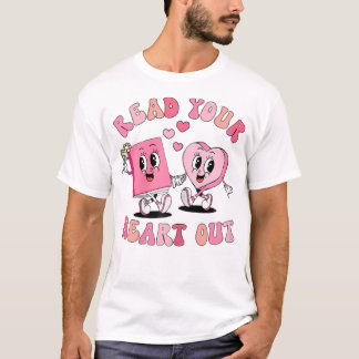 Retro las Dein Herz raus Valentinstag Lehrer T-Shirt