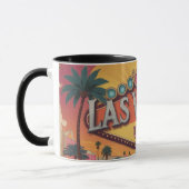 Retro Las Vegas Lichter Tasse (Links)