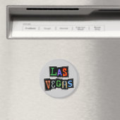 Retro Las Vegas Neon Magnet (In Situ (Geschirrspüler))
